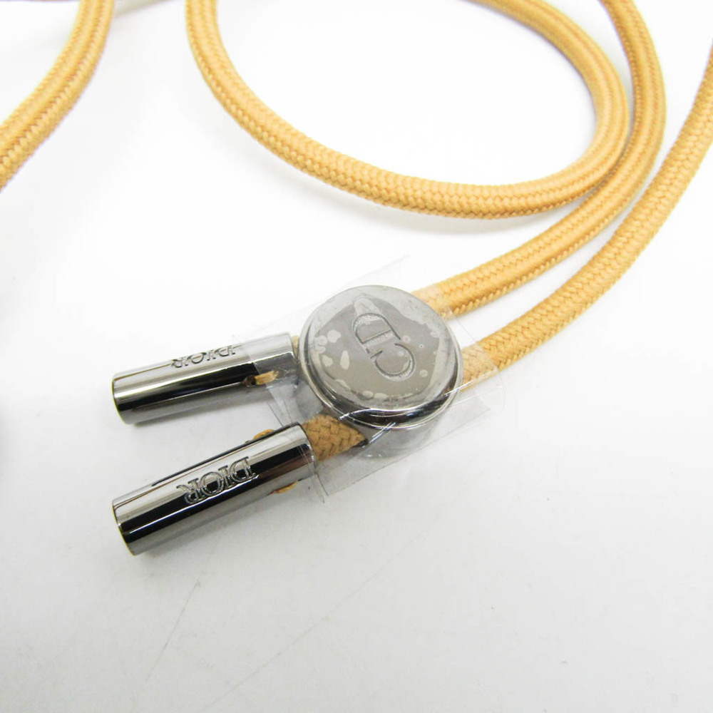 CHRISTIAN DIOR Yellow Leather Shoulder Bag - Picture 9 of 12